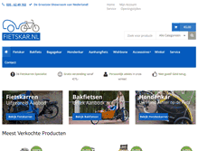 Tablet Screenshot of fietskar.nl